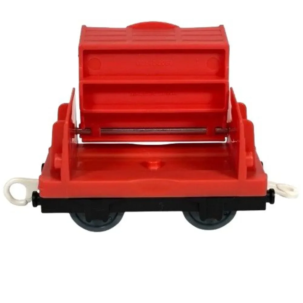 Thomas and Friends Trackmaster Risky Rails Red Tipping Cargo Hauler Tender Car